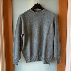 Ben Silver grey cashmere sweater